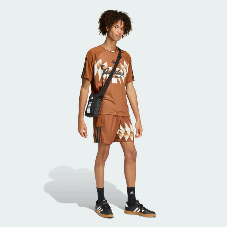 Pantaloncino Uomo Adidas HOUSE OF TIRO X  - MARRONE
