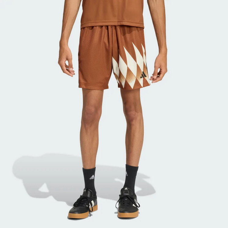 Pantaloncino Uomo Adidas HOUSE OF TIRO X  - MARRONE