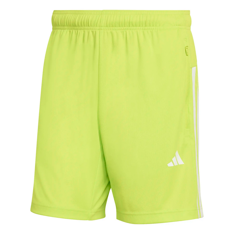 Pantaloncino Uomo Adidas Pique Workout Base 3-Stripes- GIALLO FLUO