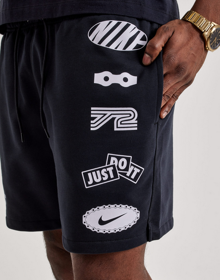 Pantaloncino Uomo Nike Club Flow Cycle - Nero