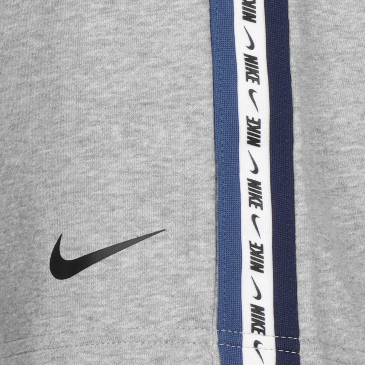 PANTALONCINO UOMO NIKE SPORTSWEAR GRIGIO IN COTONE GARZATO