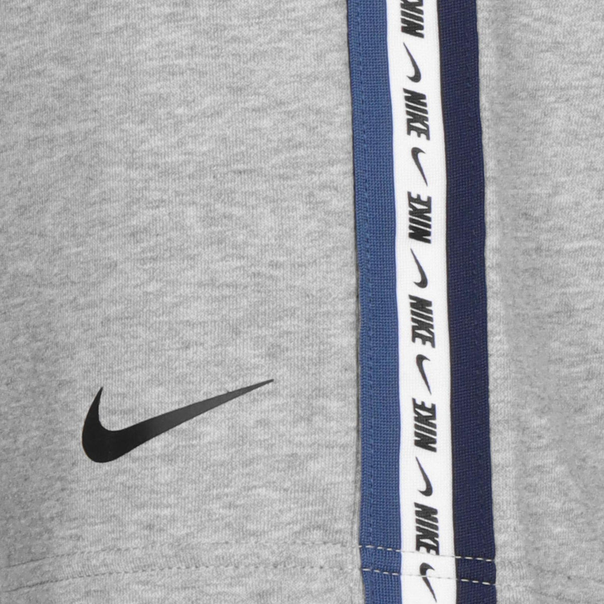 PANTALONCINO UOMO NIKE SPORTSWEAR GRIGIO IN COTONE GARZATO