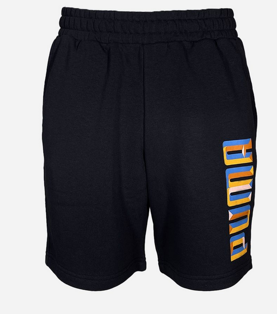 Pantaloncino uomo Puma Essential Logo - Nero