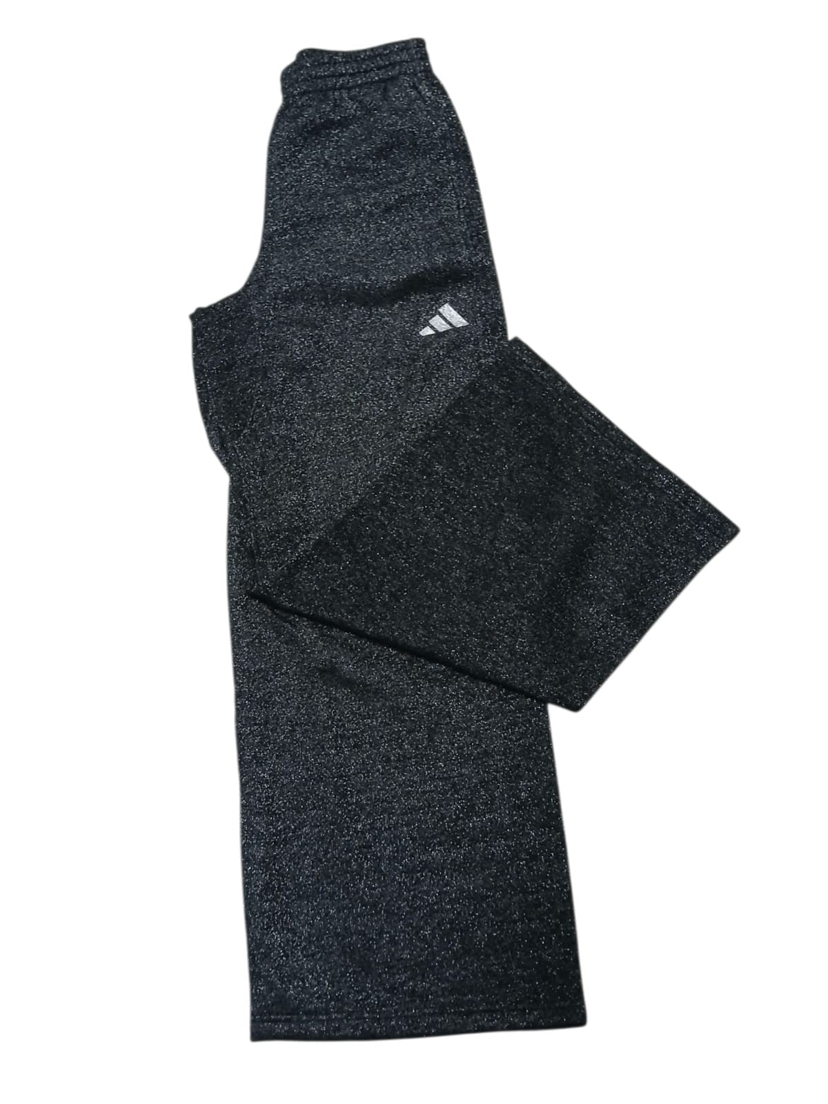 Pantalone Donna Adidas ALL SZN Holiday Glitter Fleece Loose - Grigio
