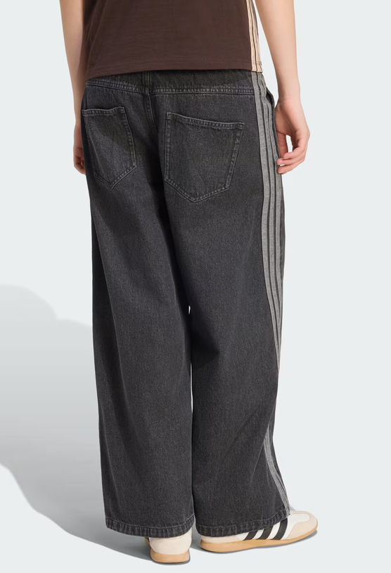 Pantalone Donna Adidas Denim - Nero