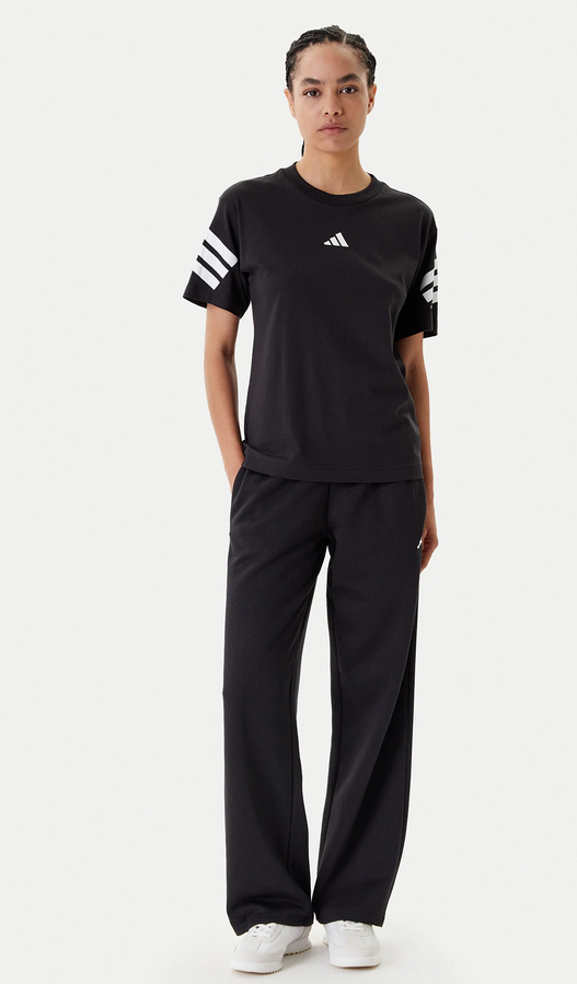 Pantalone Donna Adidas Essentials Small Logo - Nero