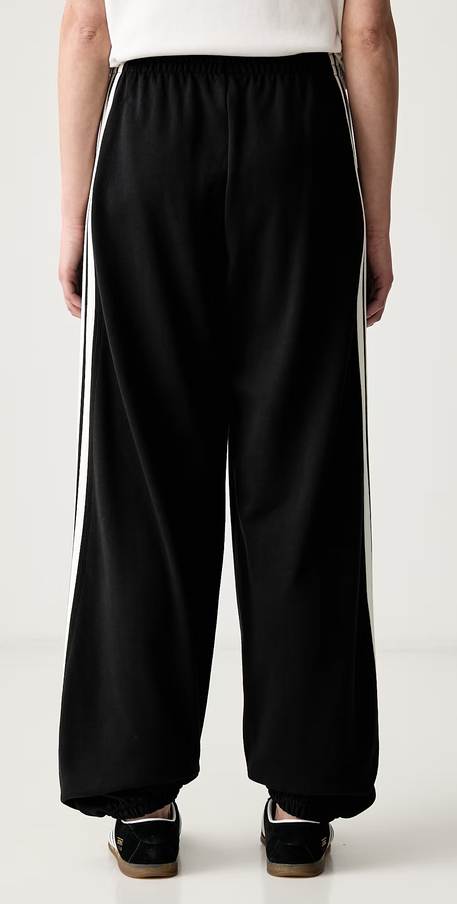 Pantalone Donna Adidas Side-Stripe Track - Nero