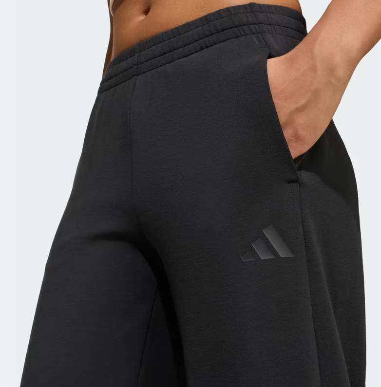 Pantalone Ragazza Adidas Future Icons 3-Stripes Wide Leg - Nero