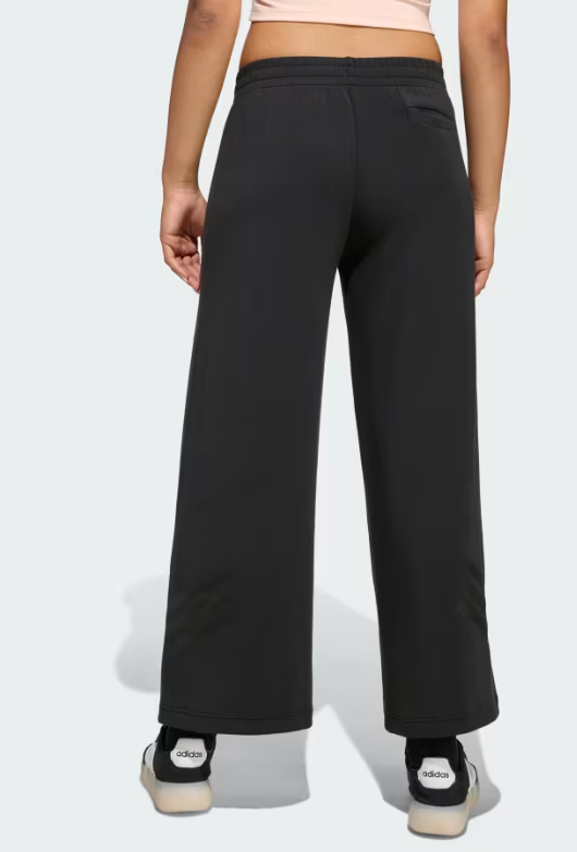 Pantalone Ragazza Adidas Future Icons 3-Stripes Wide Leg - Nero