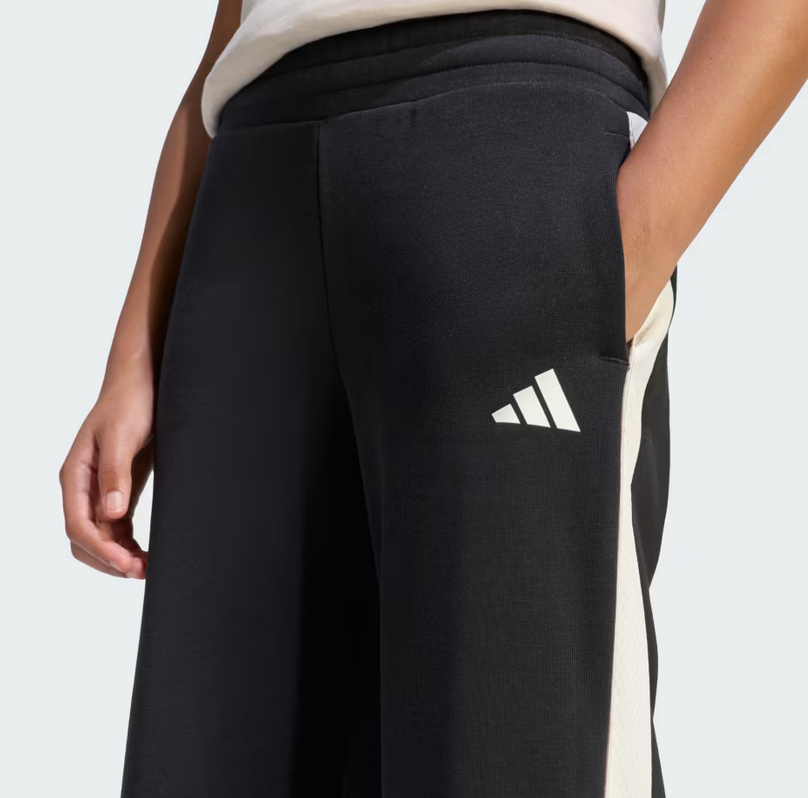 Pantalone Ragazza Adidas Stadium Wide - Nero