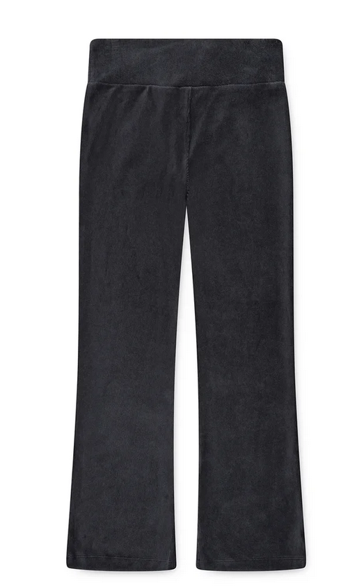 Pantalone Ragazza Converse Ribbed Velour Flared - Grigio