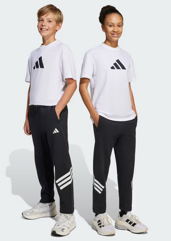 Pantalone Ragazzo Adidas Future Icons 3-Stripes - Nero