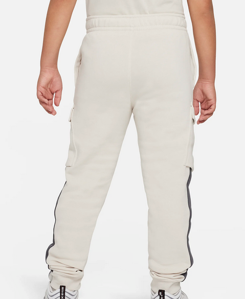 Pantalone Ragazzo Nike Cargo - beige - cotone felpato