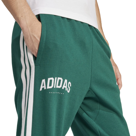 Pantalone Uomo Adidas 3-Stripes - Verde