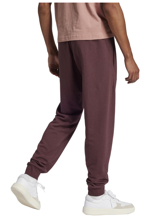 Pantalone Uomo Adidas Essentials Big Logo French Terry - Bordeaux