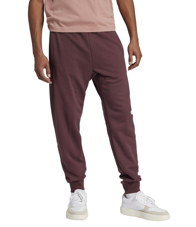Pantalone Uomo Adidas Essentials Big Logo French Terry - Bordeaux