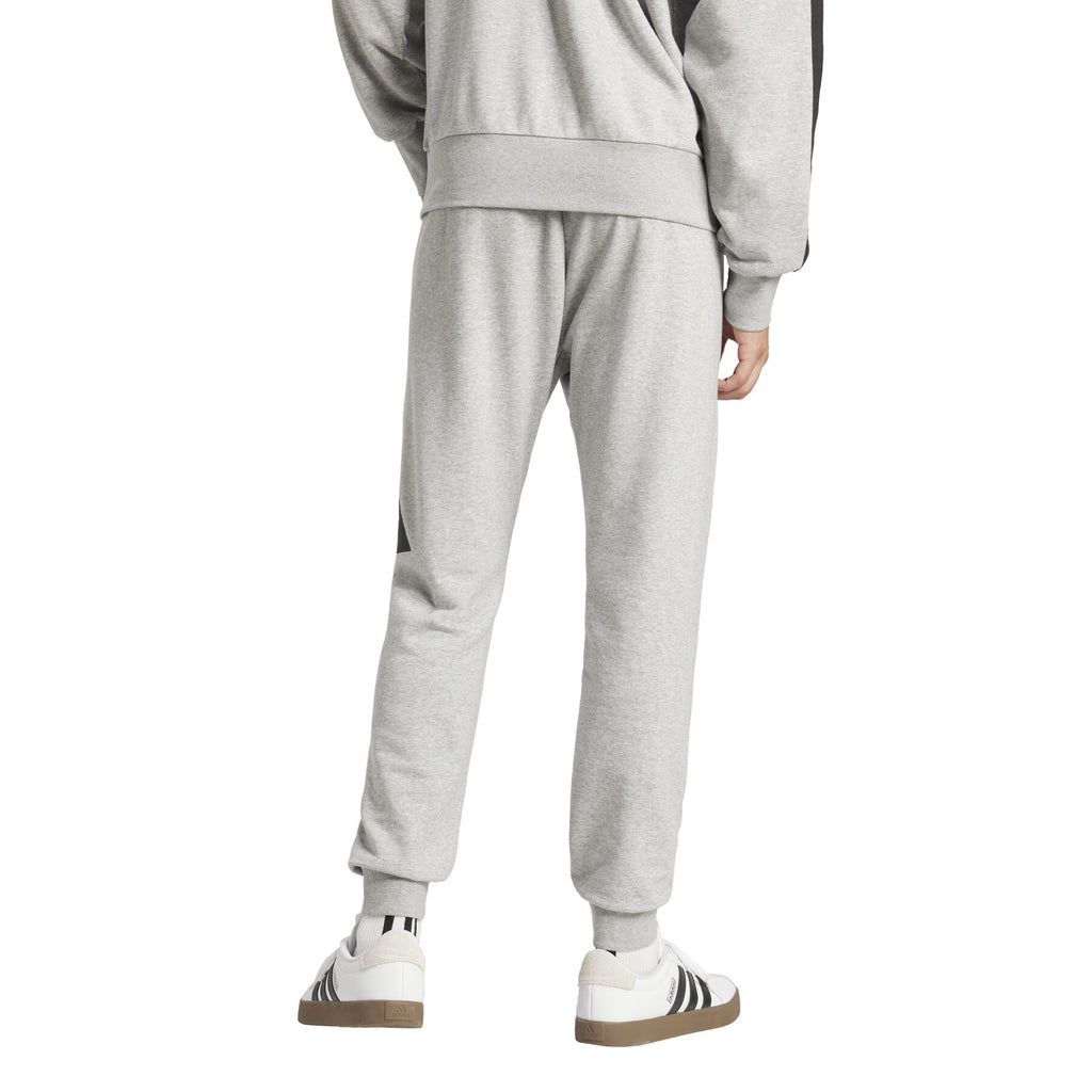Pantalone Uomo Adidas Essentials Big Logo French Terry - Grigio