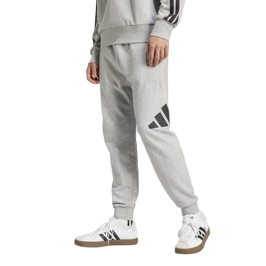 Pantalone Uomo Adidas Essentials Big Logo French Terry - Grigio