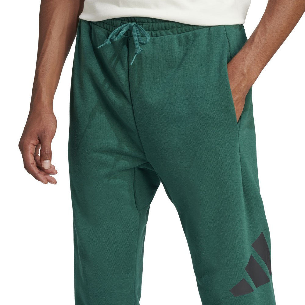 Pantalone Uomo Adidas Essentials Big Logo French Terry - Verde