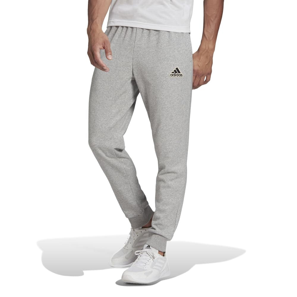 PANTALONE UOMO ADIDAS ESSENTIALS FEELCOMFY FRENCH TERRY-70%COTONE/30%POLIESTERE-GRIGIO-HE1857