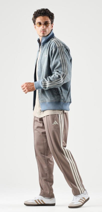 Pantalone Uomo Adidas Stadium Regular Fit Pique - Marrone