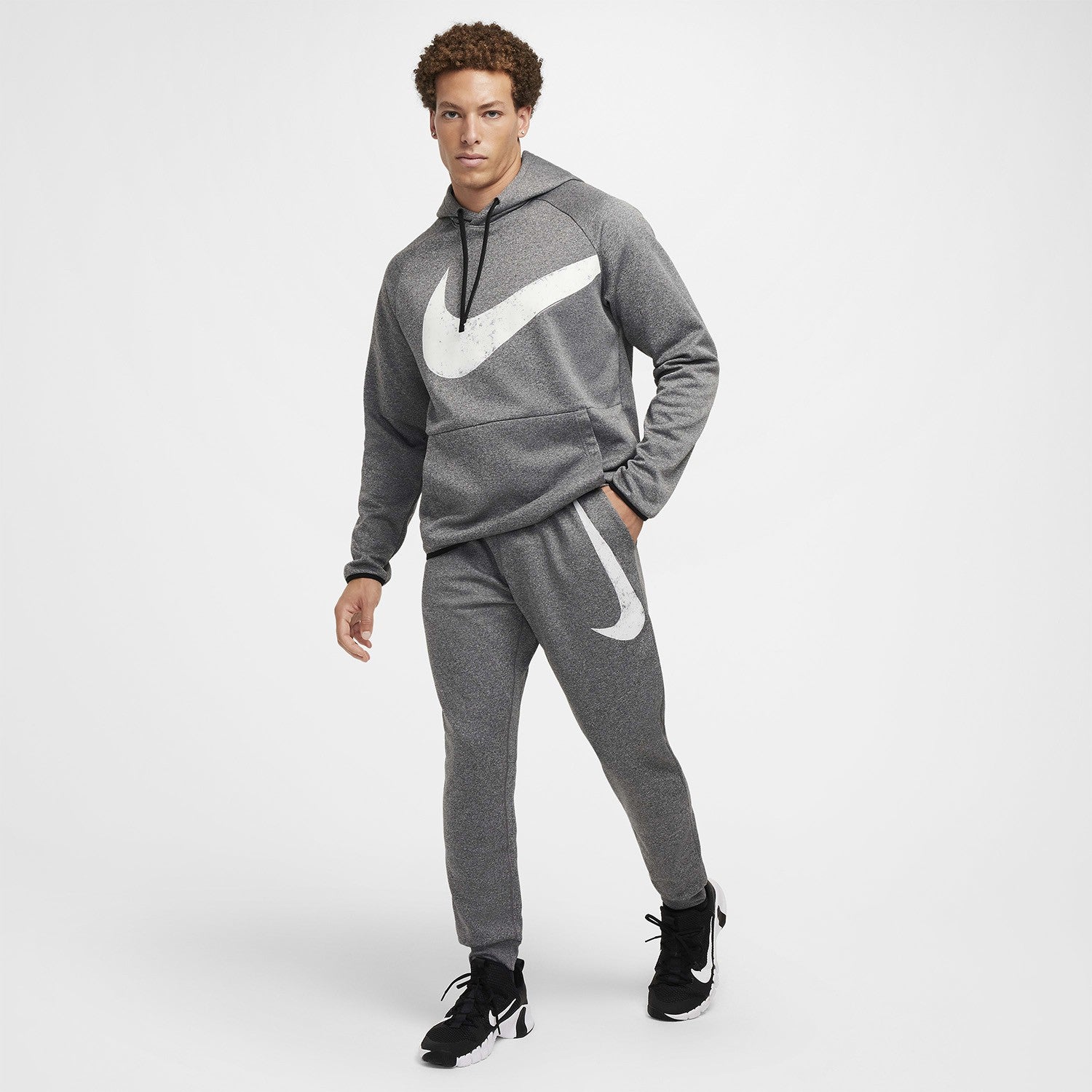 Pantalone Uomo Nike Therma-FIT Pro - Grigio