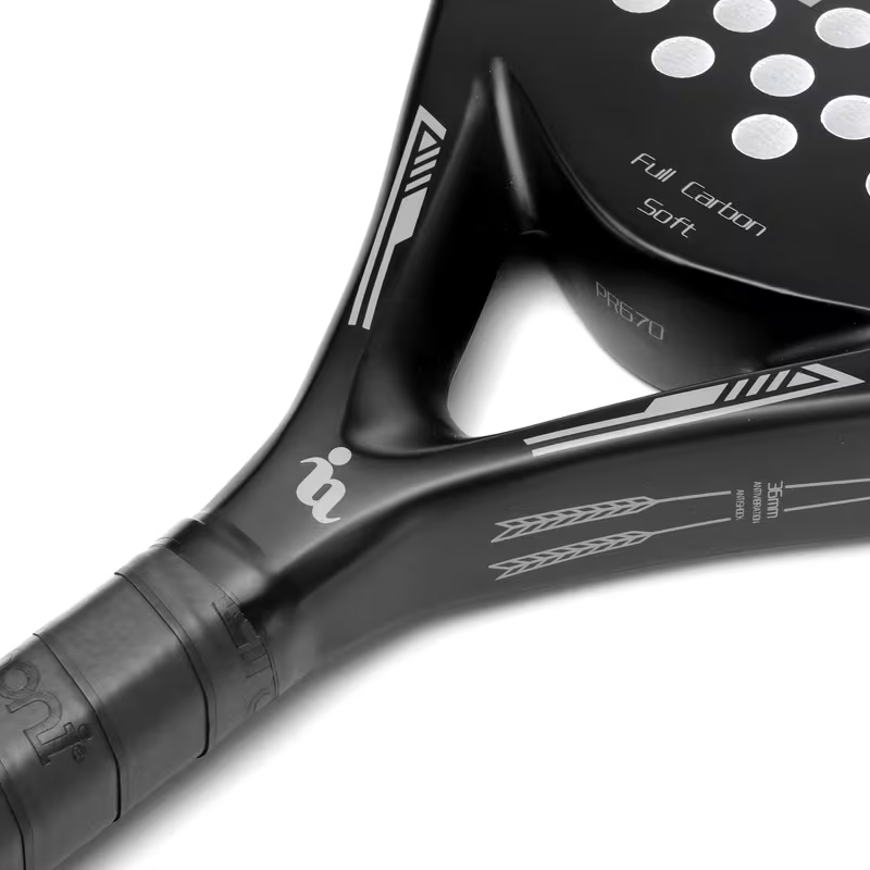 Racchetta da Padel Ianoni Full Carbon Soft - Nero