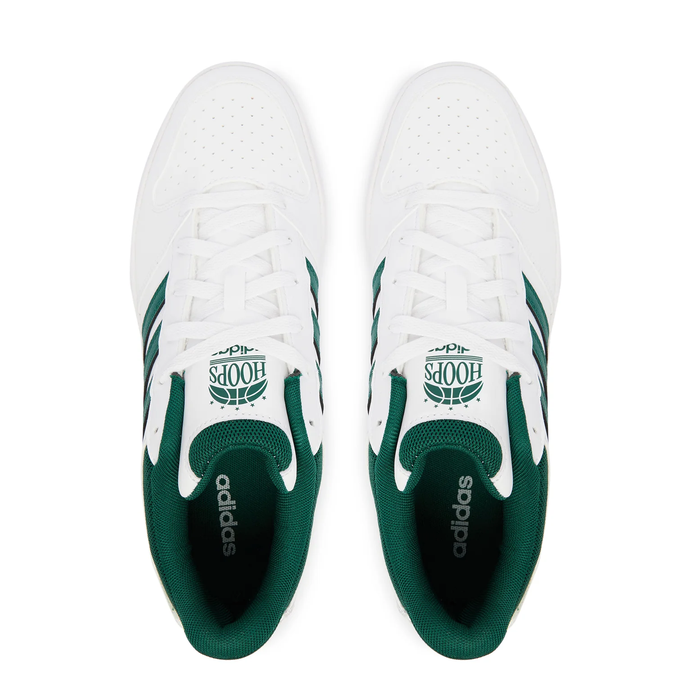 Scarpe Adidas Uomo Hoops Classic - Bianco/Verde