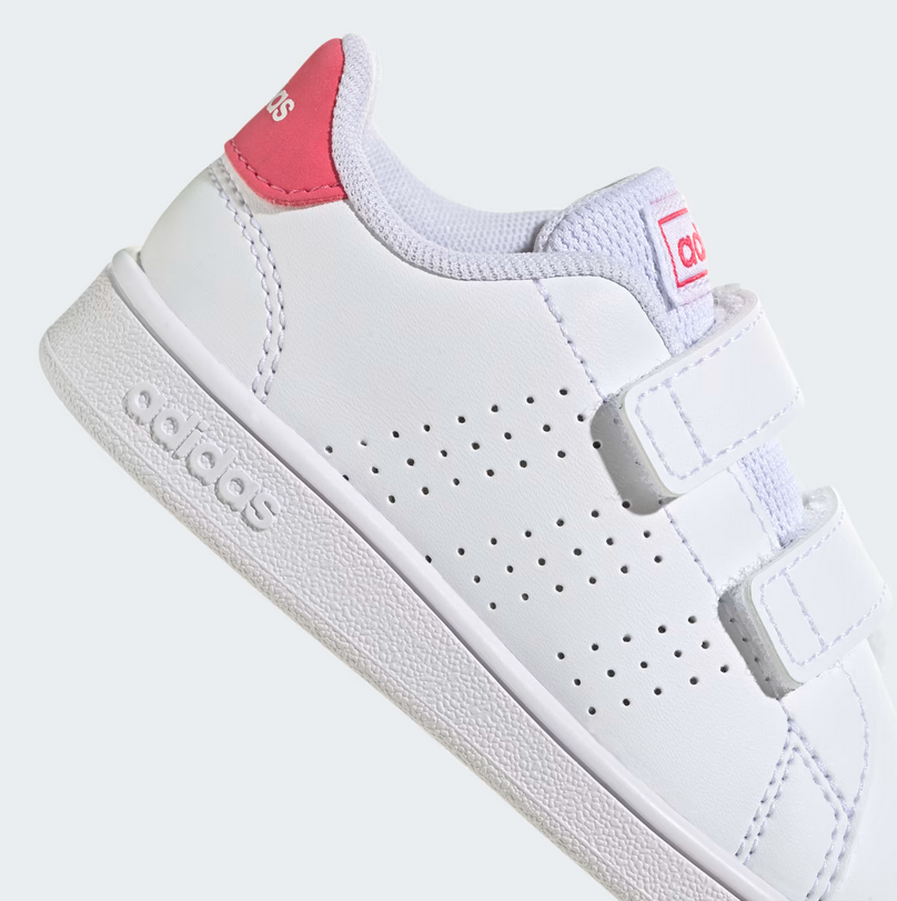 Scarpe Bambina Adidas Advantage CF I - Bianco