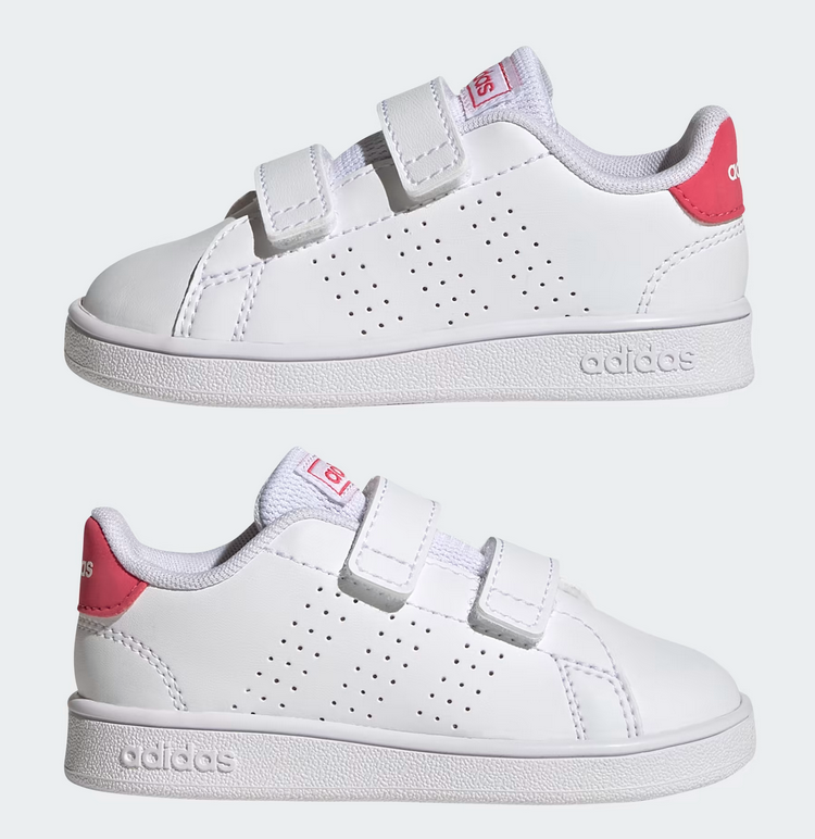 Scarpe Bambina Adidas Advantage CF I - Bianco