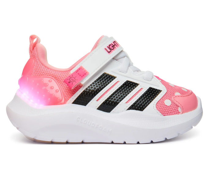 SCARPE Bambina ADIDAS DISNEY LIGHTORAMA MINNIE MOUSE EL C - Rosa/Bianco