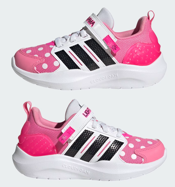 SCARPE Bambina ADIDAS DISNEY LIGHTORAMA MINNIE MOUSE EL C - Rosa/Bianco