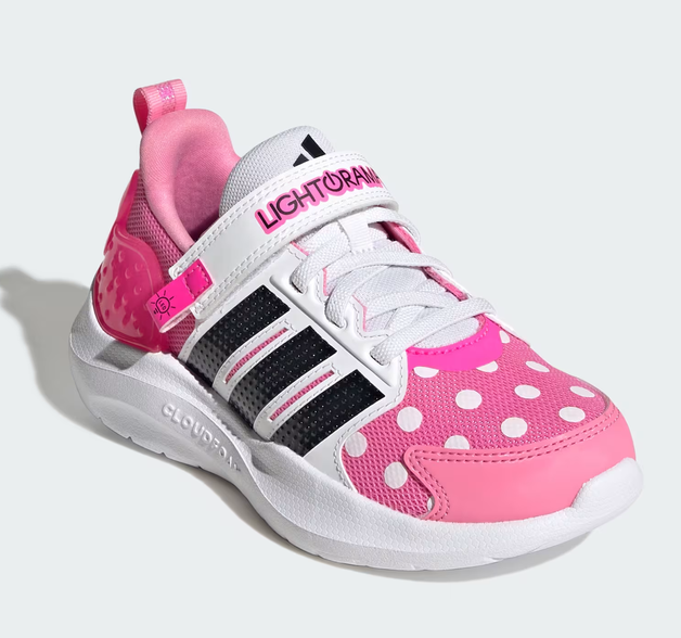 SCARPE Bambina ADIDAS DISNEY LIGHTORAMA MINNIE MOUSE EL C - Rosa/Bianco