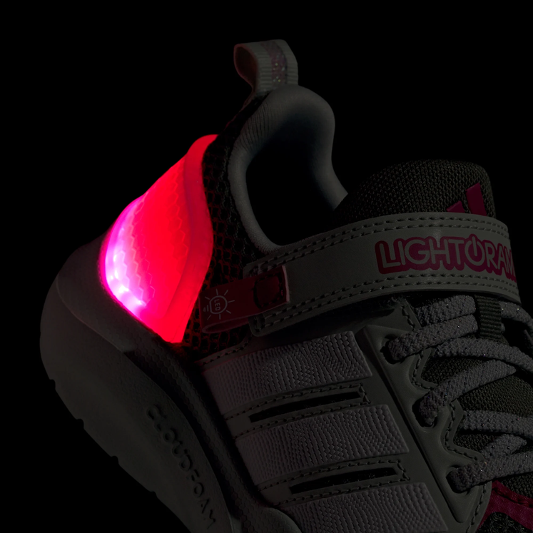 SCARPE BAMBINA ADIDAS LIGHTORAMA RNR EL C - VERDE/ROSA