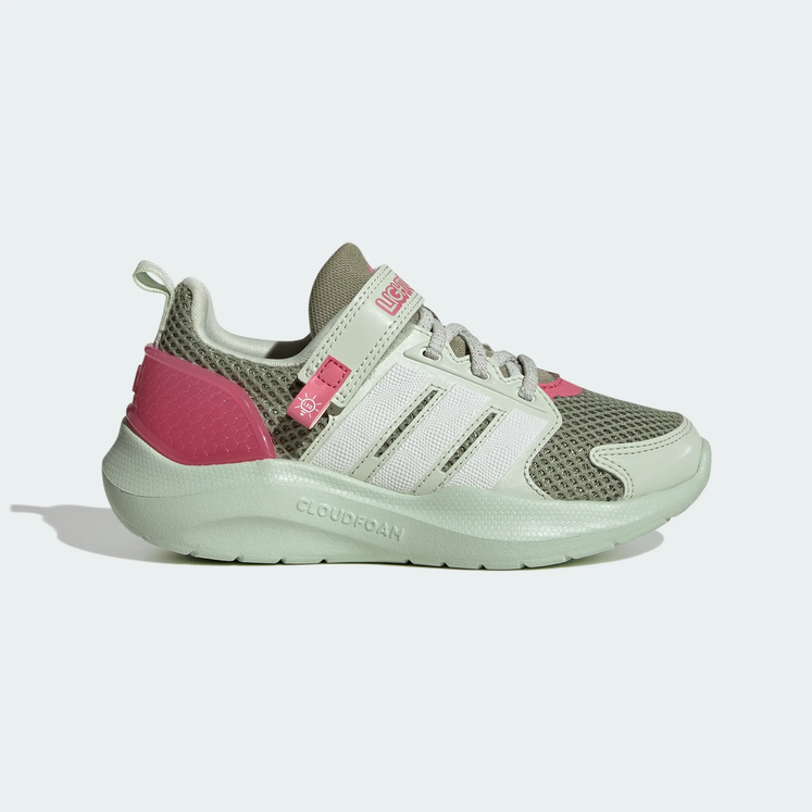 SCARPE BAMBINA ADIDAS LIGHTORAMA RNR EL C - VERDE/ROSA