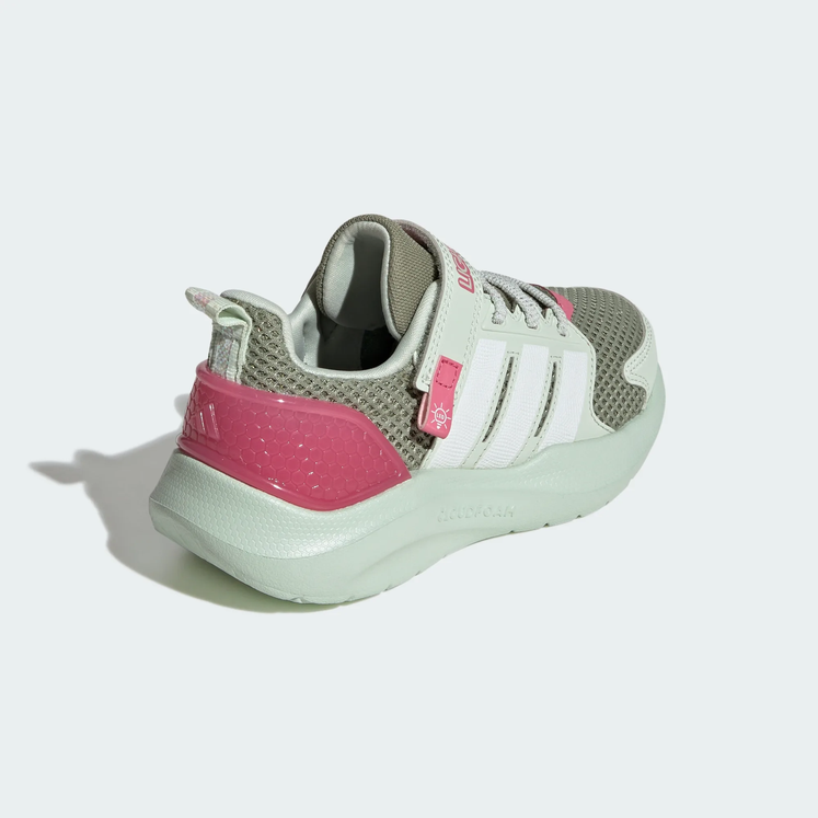 SCARPE BAMBINA ADIDAS LIGHTORAMA RNR EL C - VERDE/ROSA