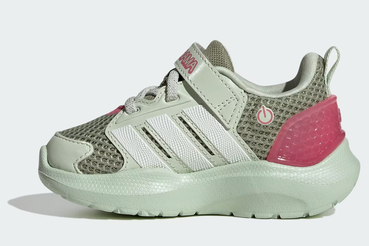 Scarpe Bambina Adidas Runner Lightorama - Verde/Rosa