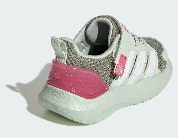 Scarpe Bambina Adidas Runner Lightorama - Verde/Rosa