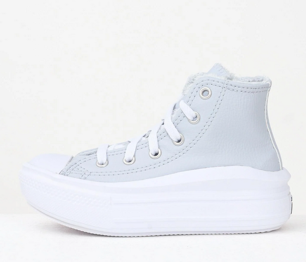 Scarpe Bambina Converse Chuck Taylor All Star Move Platform - Grigio
