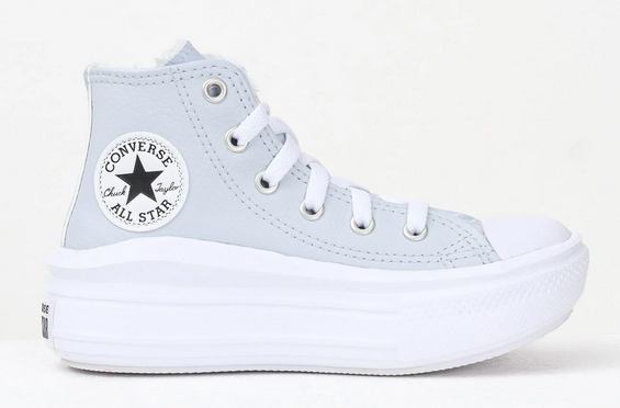 Scarpe Bambina Converse Chuck Taylor All Star Move Platform - Grigio