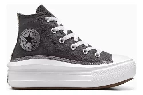 Scarpe Bambina Converse Chuck Taylor All Star Move Glitter - Nero