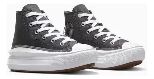 Scarpe Bambina Converse Chuck Taylor All Star Move Glitter - Nero