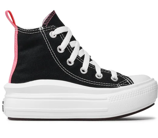 Scarpe Bambina Converse Chuck Taylor All Star Move Platform - Nero
