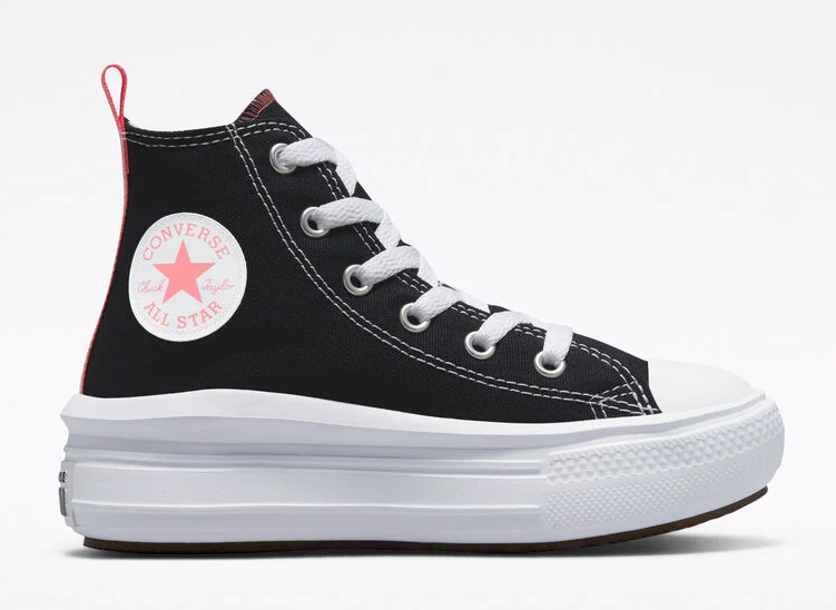 Scarpe Bambina Converse Chuck Taylor All Star Move Platform - Nero