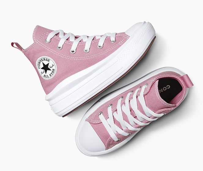 Scarpe Bambina Converse Chuck Taylor All Star Move Platform - Rosa
