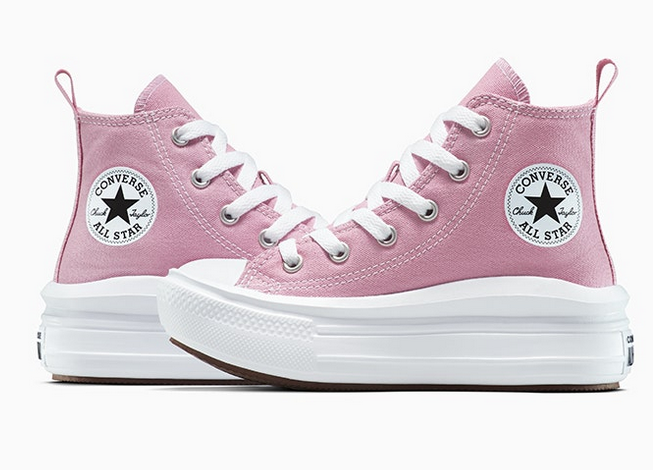Scarpe Bambina Converse Chuck Taylor All Star Move Platform - Rosa