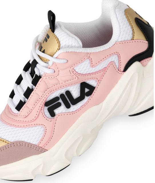 Scarpe Bambina Fila Collene  - Bianco/Rosa