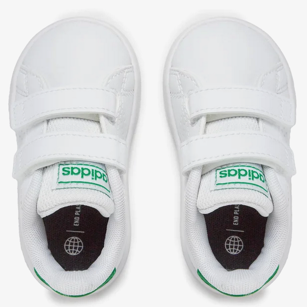 Scarpe Bambino Adidas Advantage Lifestyle Court Two Hook-and-Loop - Bianco