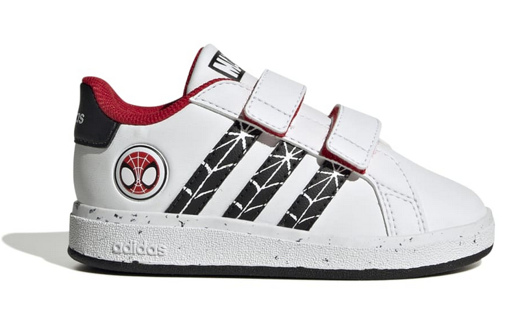 Scarpe Bambino Adidas Grand Court Spider-Man CF - Bianco