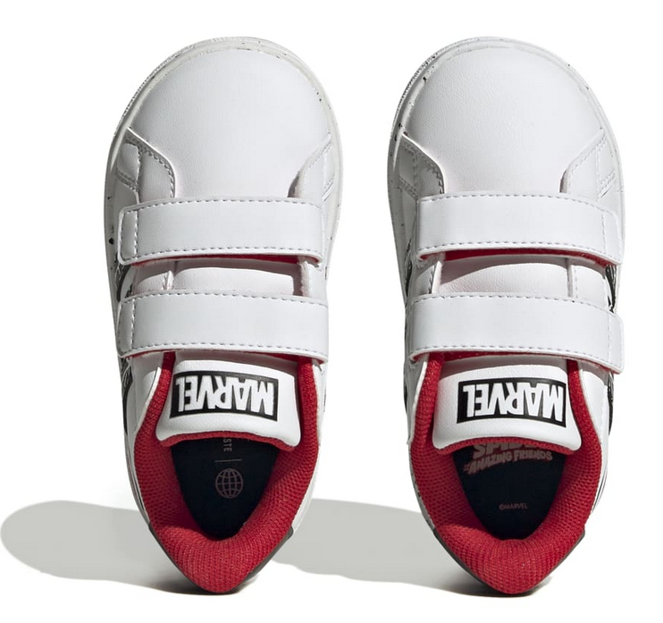 Scarpe Bambino Adidas Grand Court Spider-Man CF - Bianco